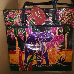 Emily Ann of Baca Raton Elephant Leather 100%